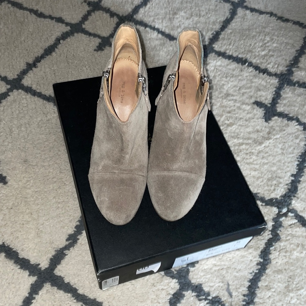 rag & bone Margot Boot size 38 Gray